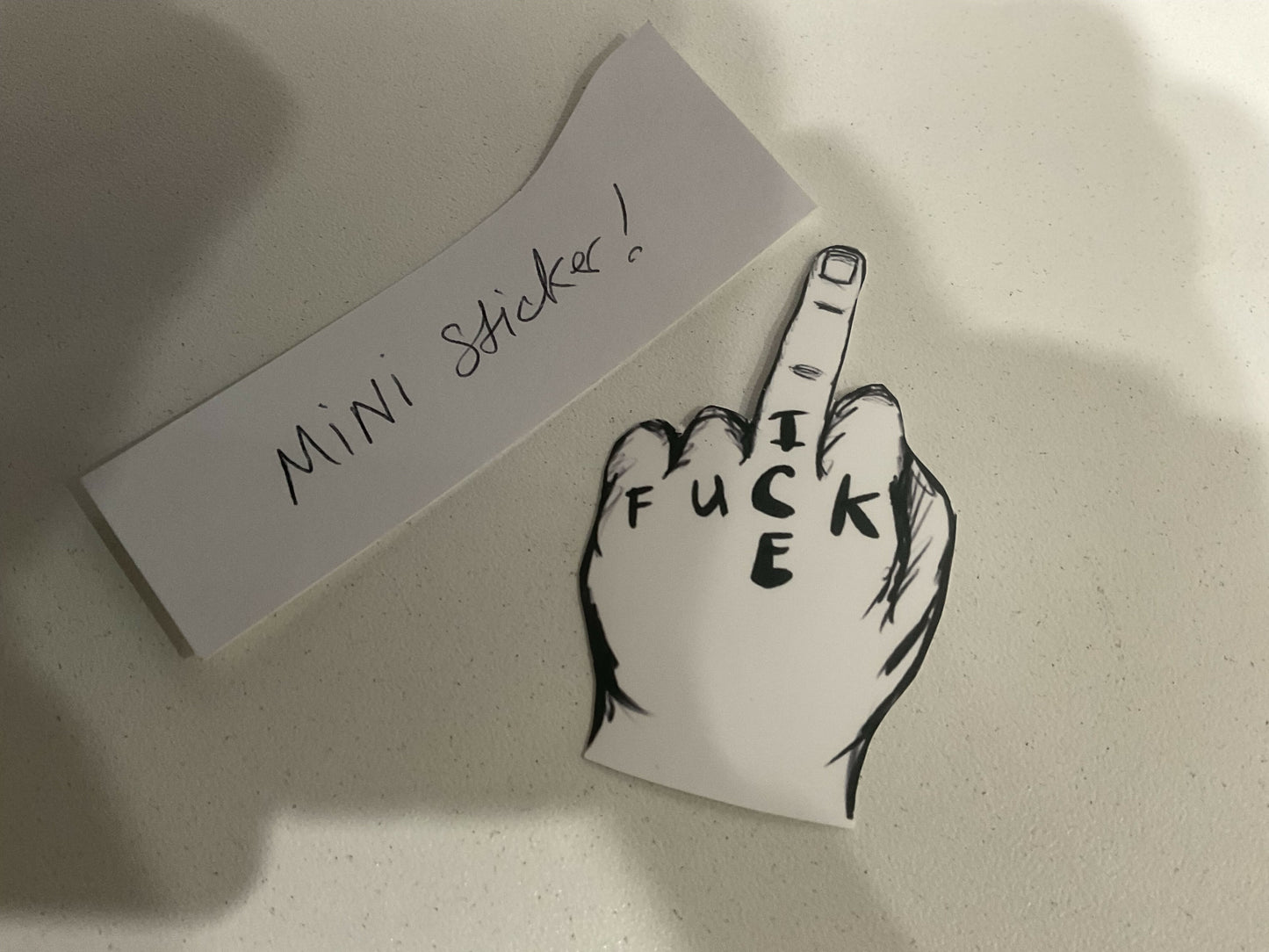 F U Ice mini sticker