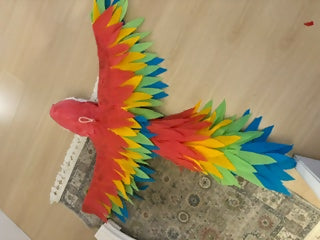 Red Macaw Parrot Piñata