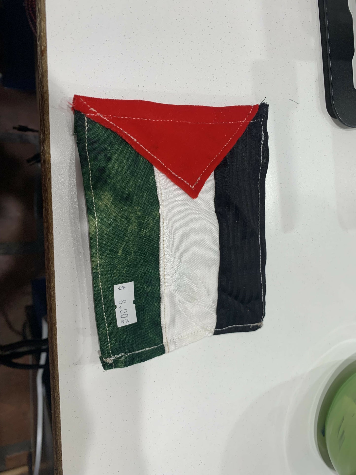 Palestine flag patch