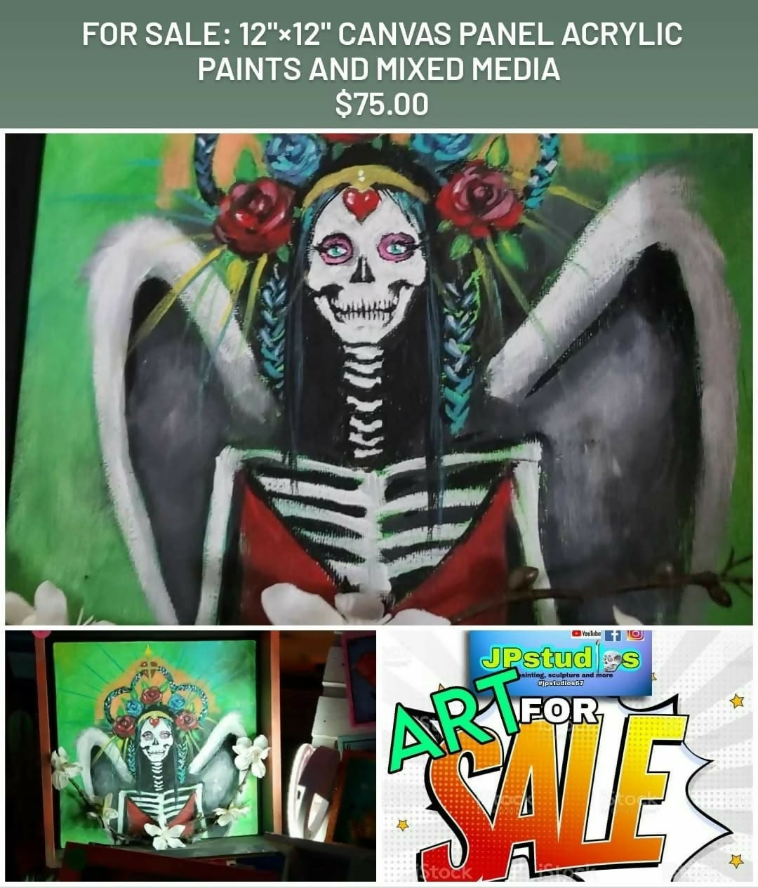 La Catrina painting
