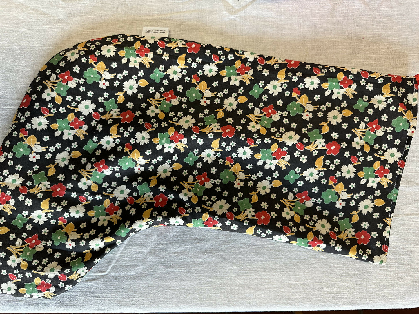 Black Floral Stocking