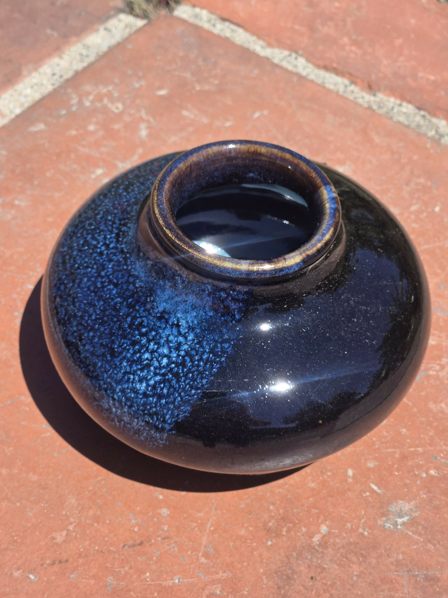 Black and blue wide base
