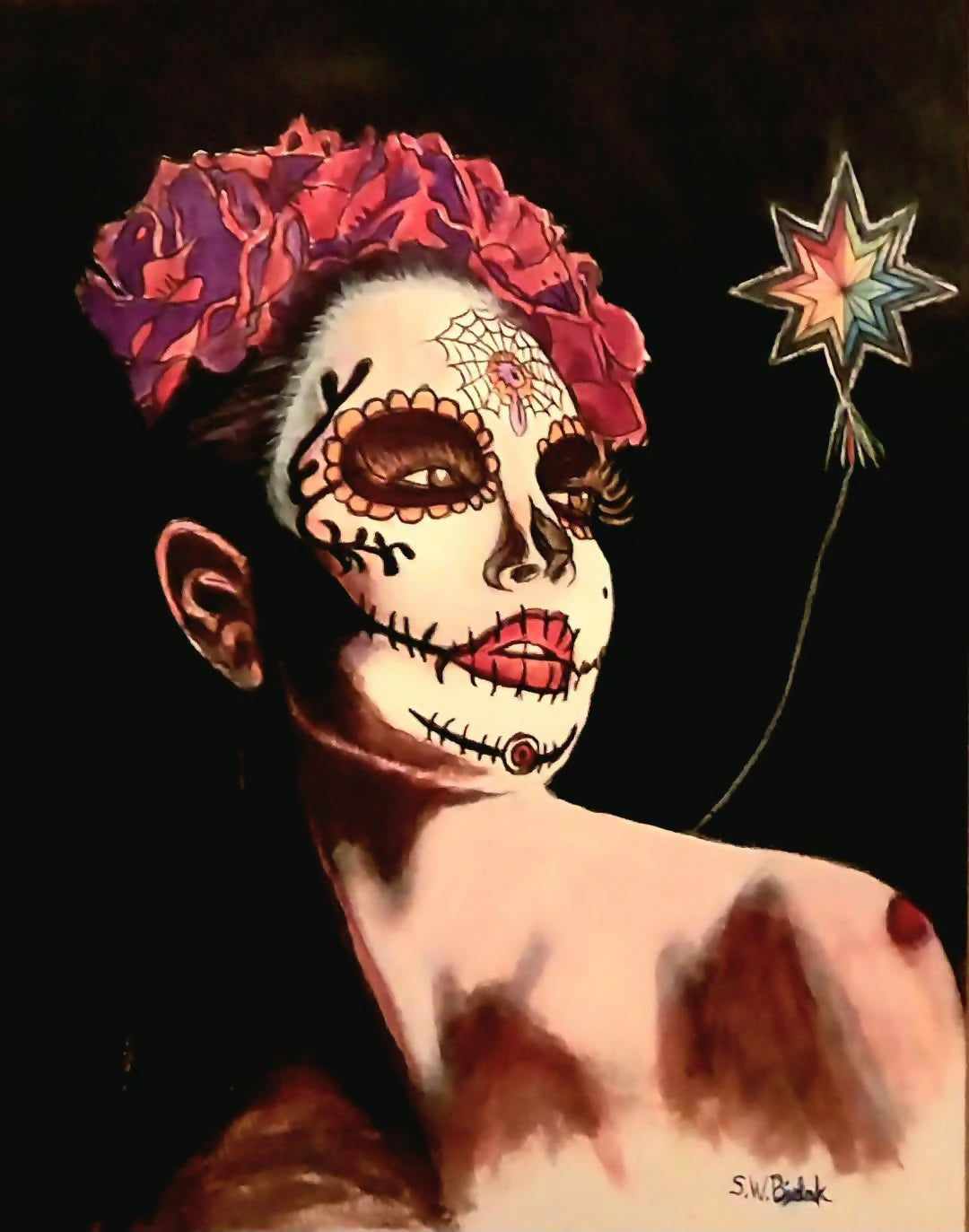 La Catrinas Kite - Art by Steven Bielak 11 x 14
