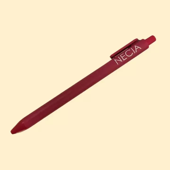 Necia Burgundy Ink Pen