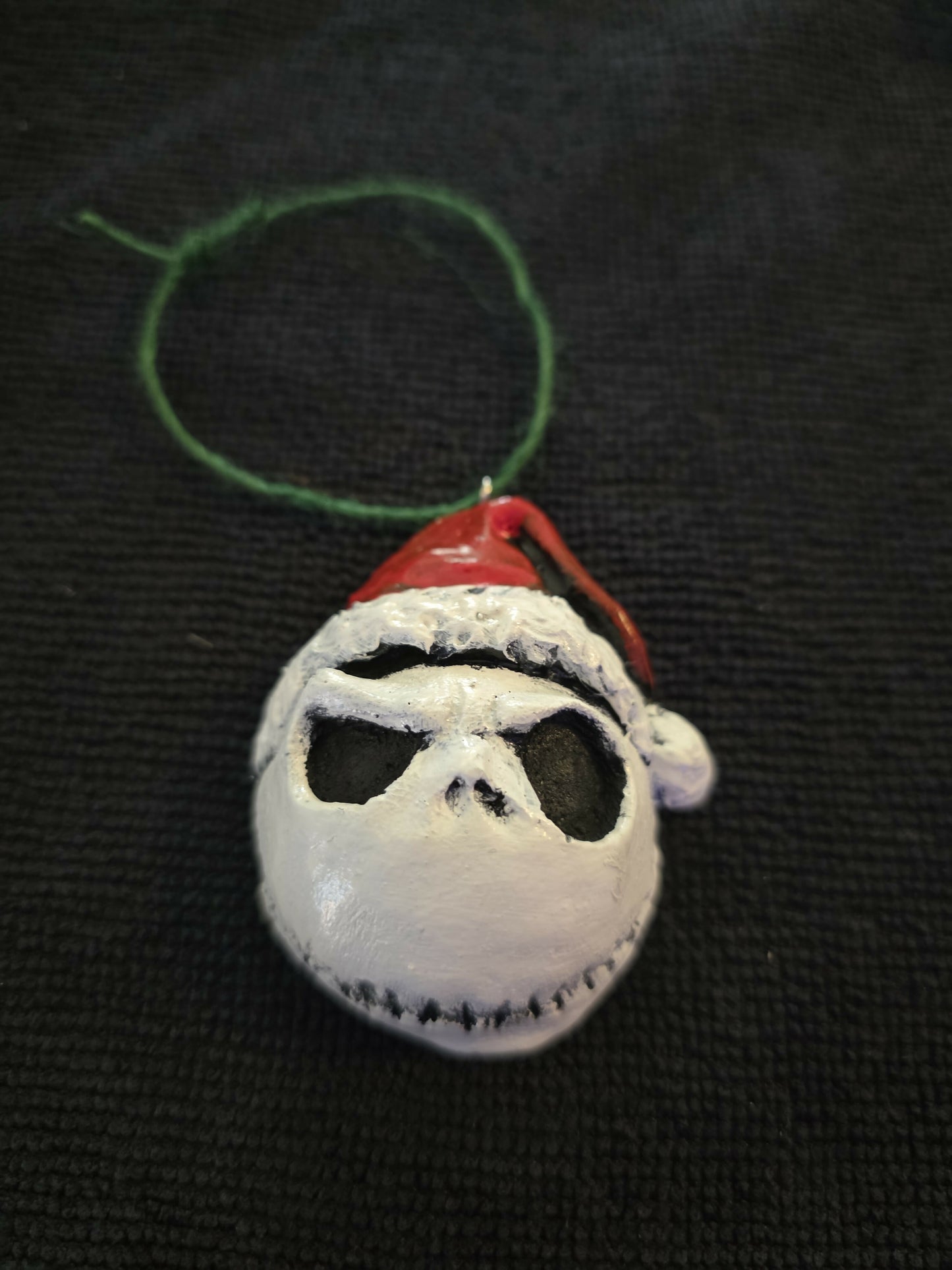 Jack with Santa hat ornament
