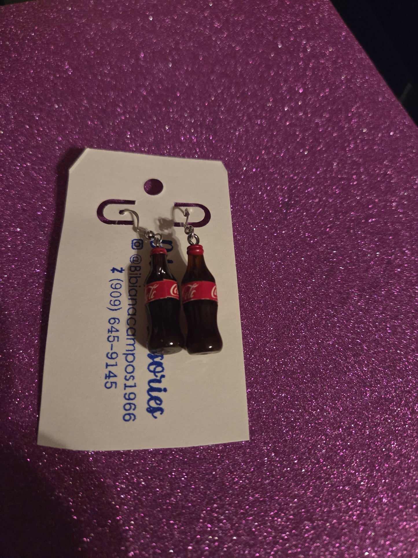 Aretes coca m