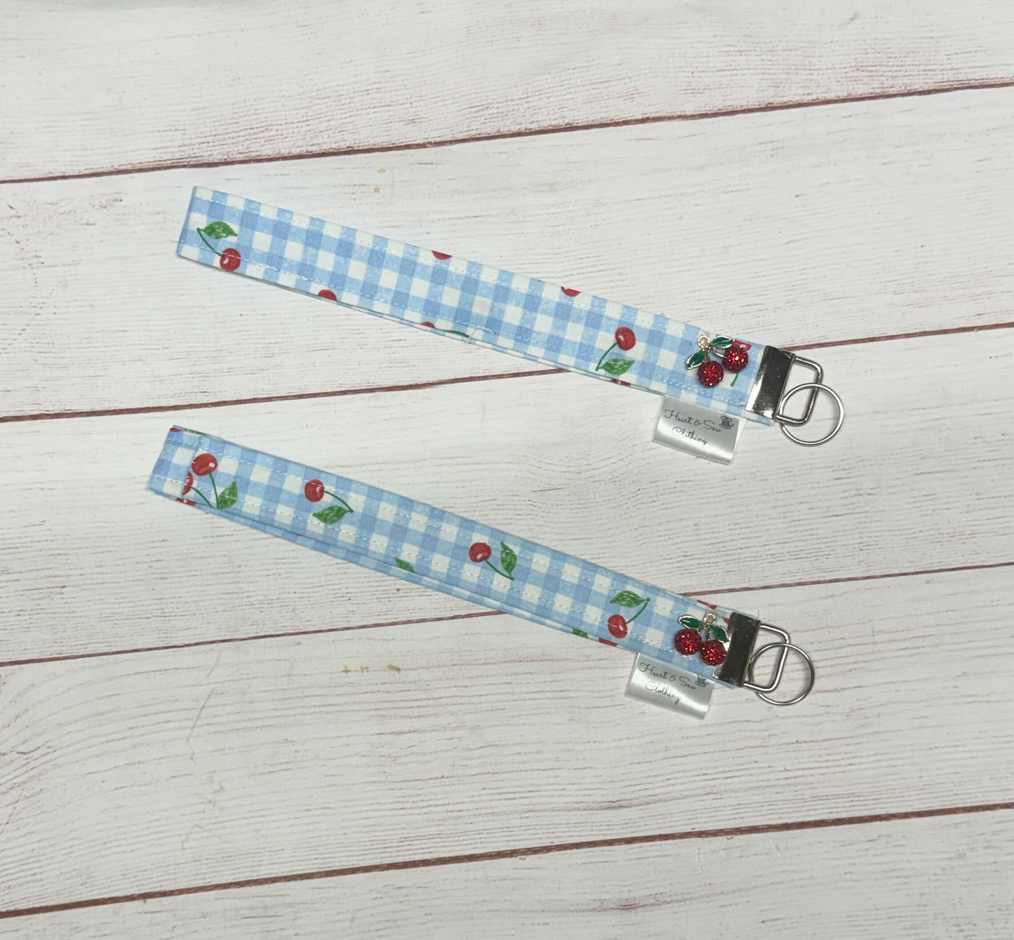 Cherry Large Wristlet w charm
