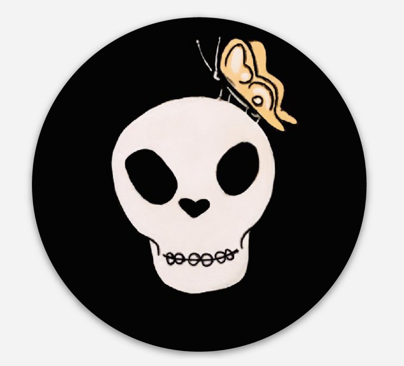 Skull Sticker