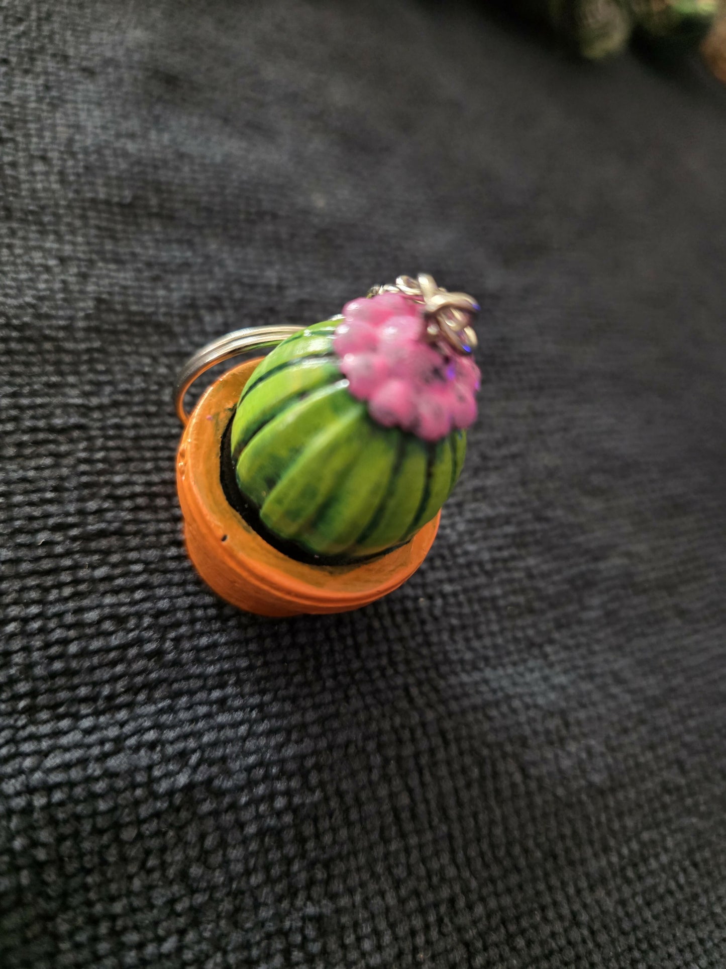 Cactus Keychain