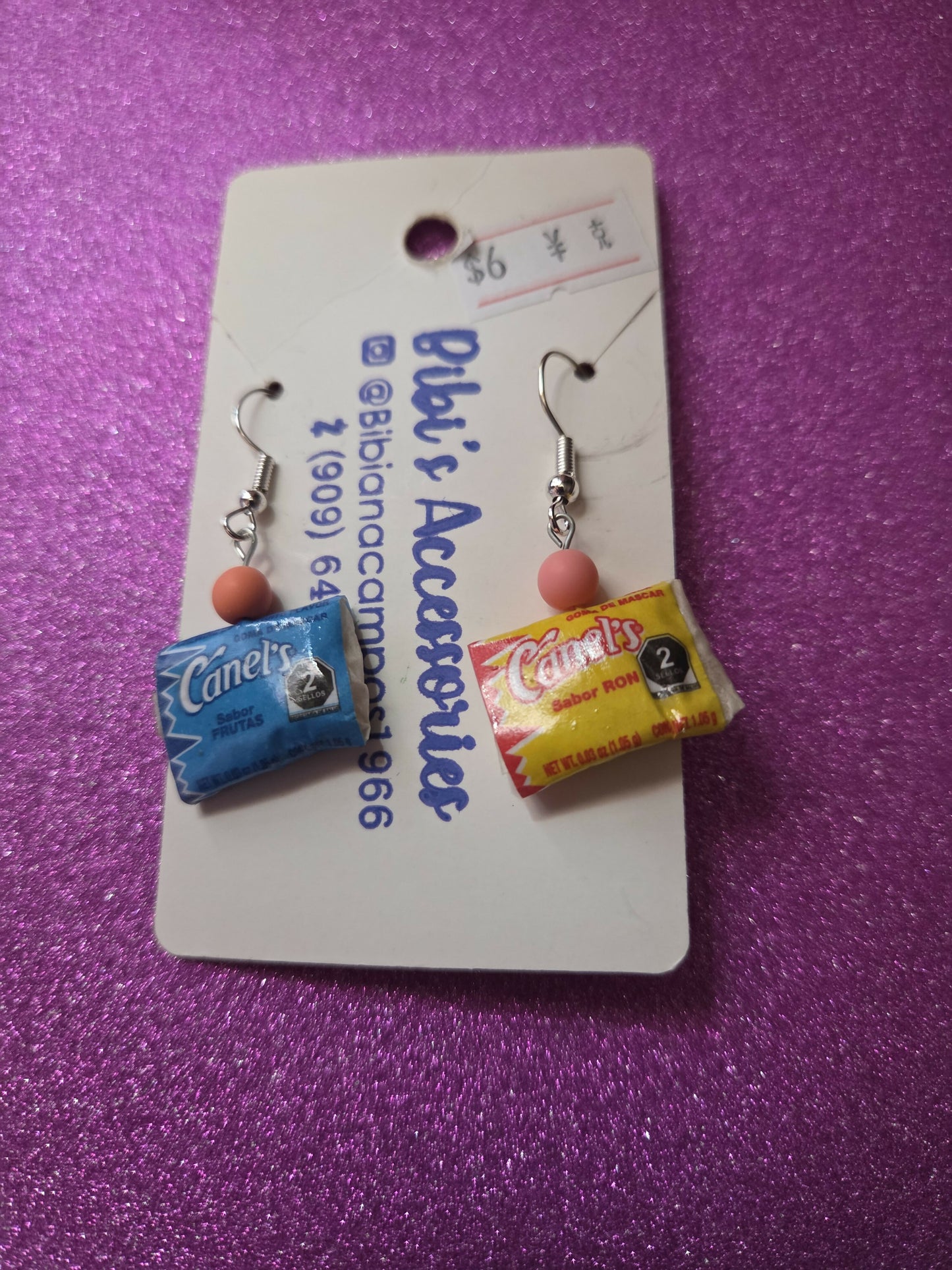 Aretes chicles canels