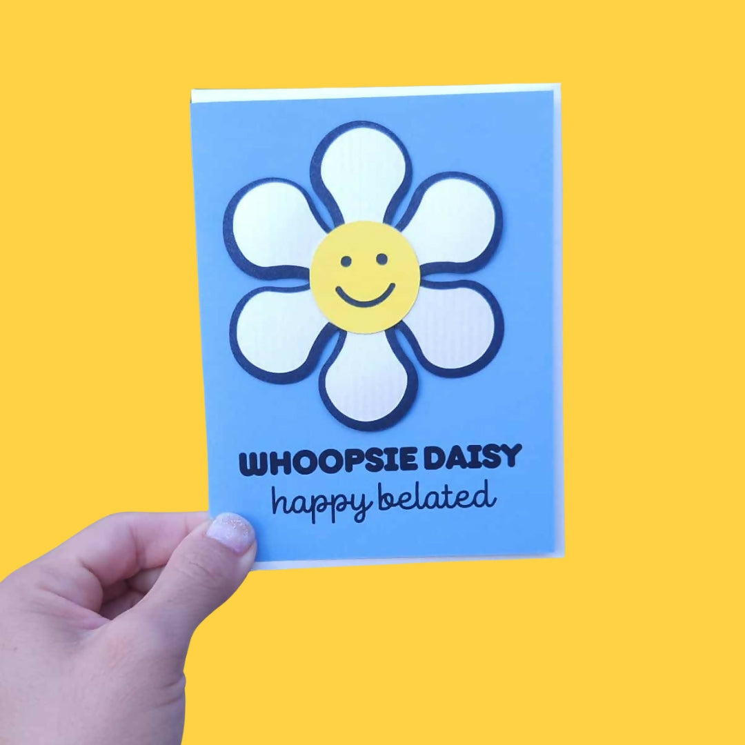 Whoopsie Daisy Handmade Card