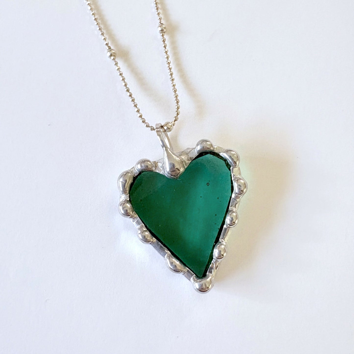 Corazon Silver Necklace