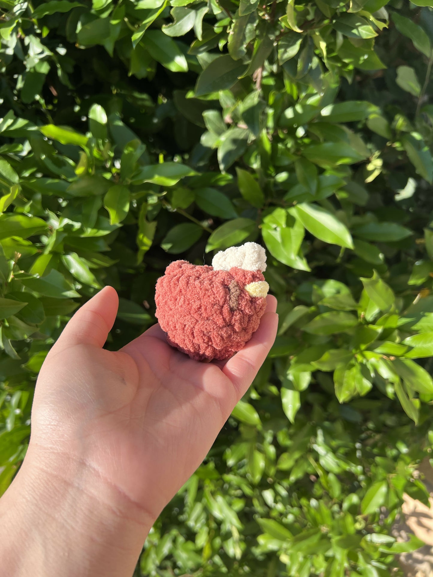 Crochet mini chicken