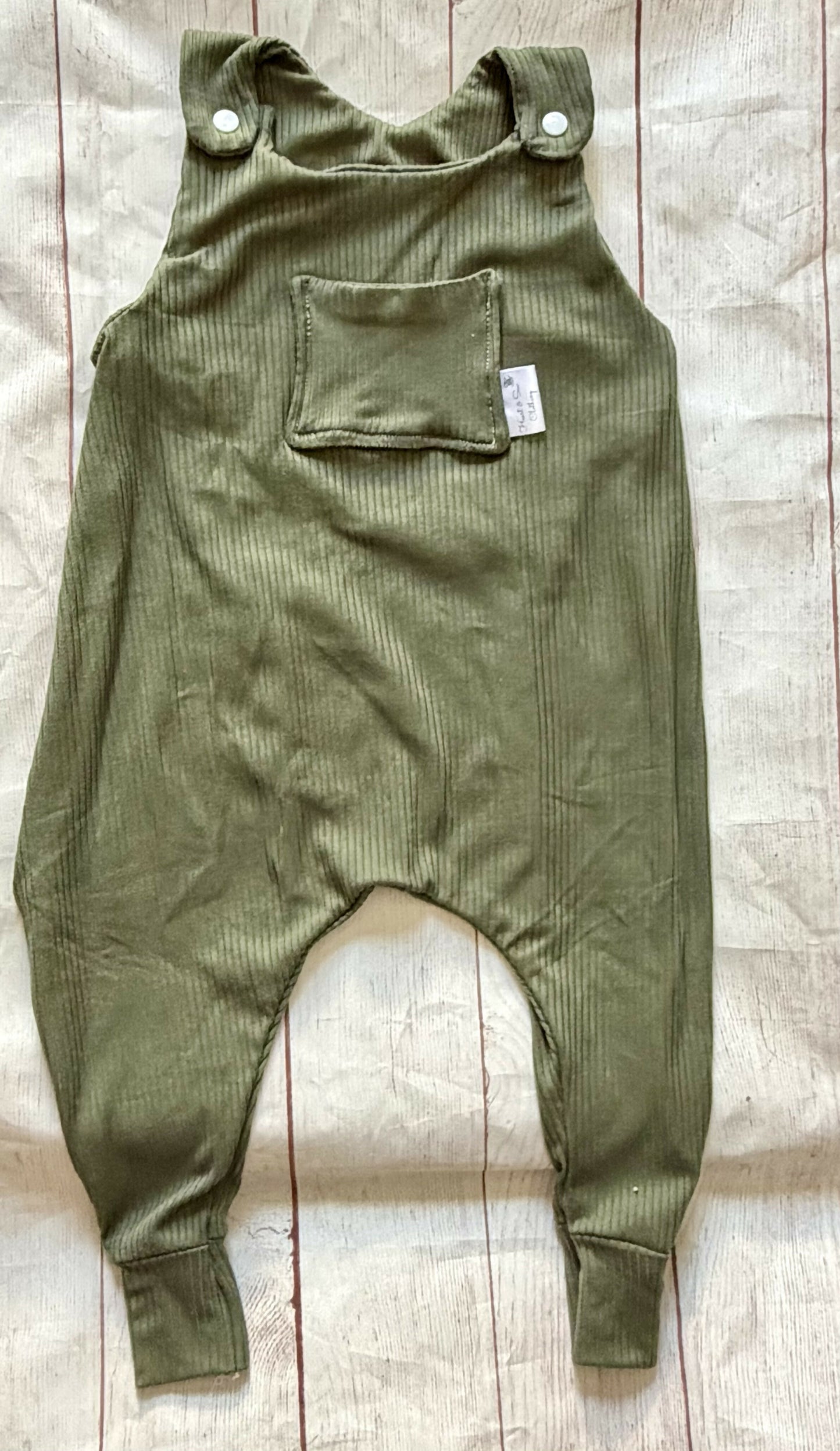 Green Romper 6-9 months