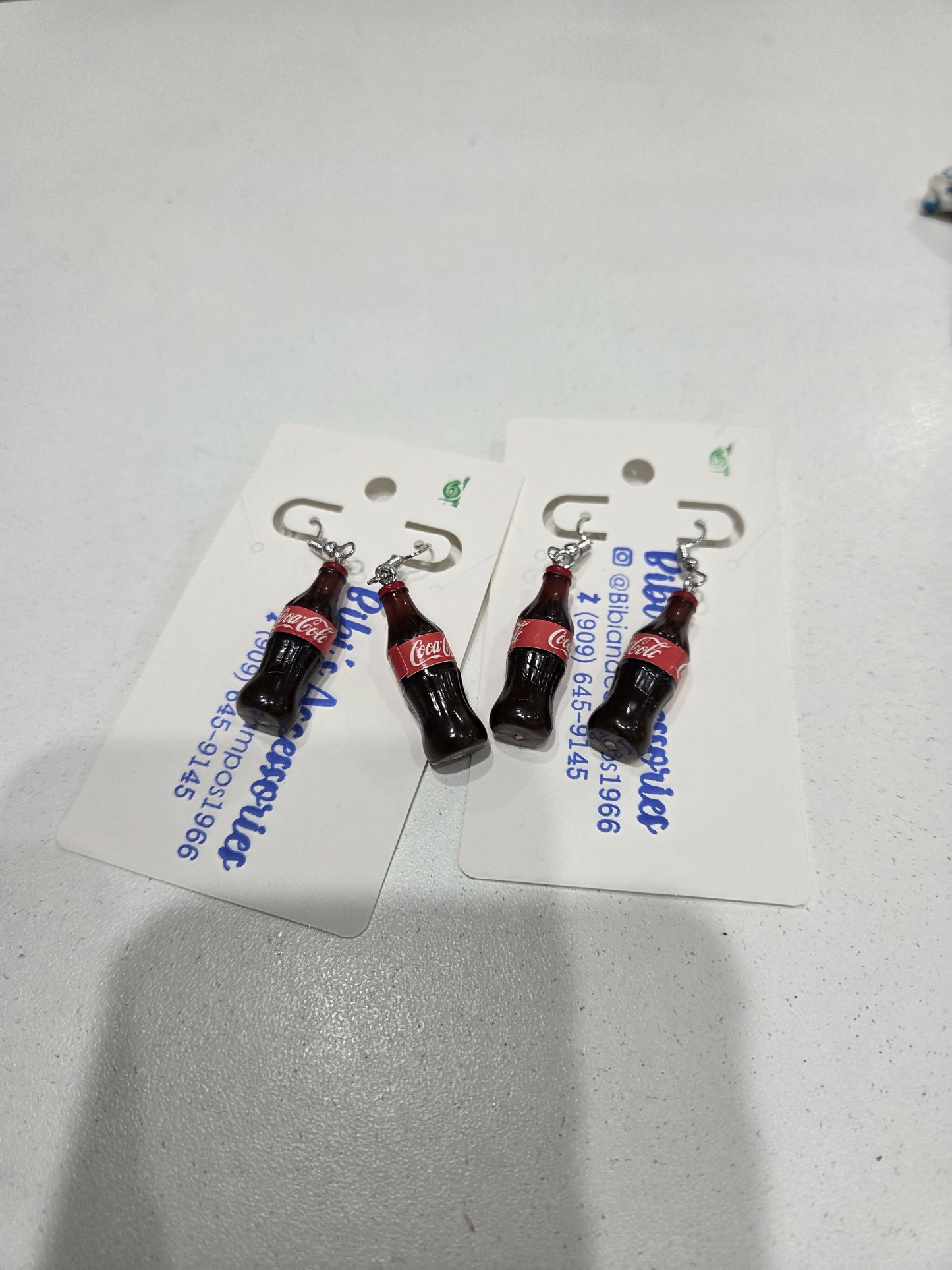 Coca-Cola earrings