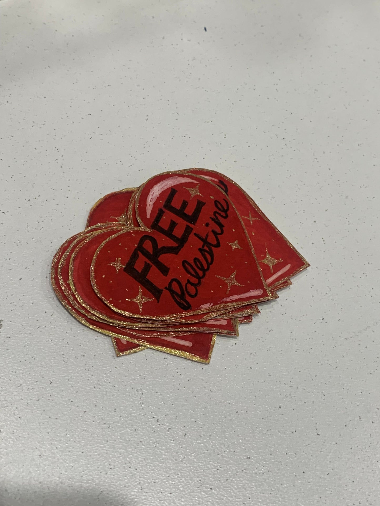 Free Palestine Heart