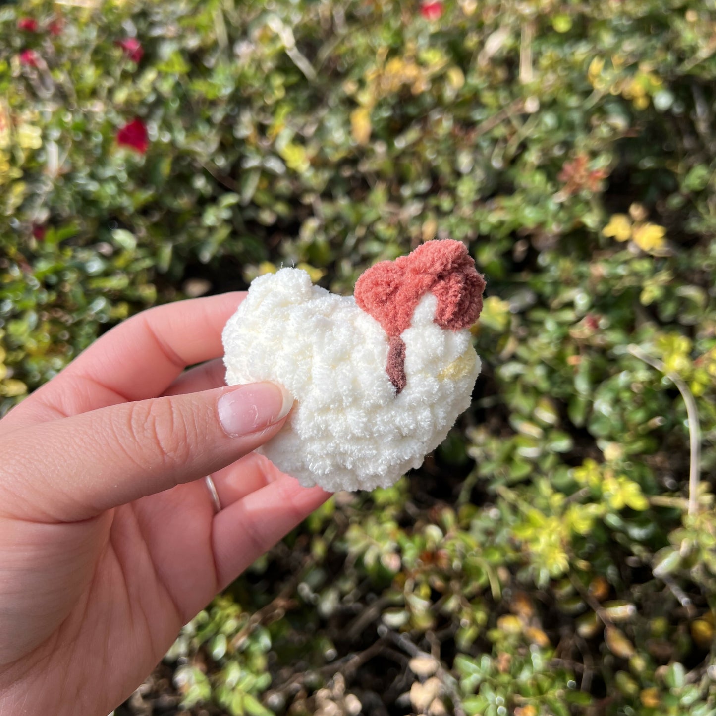 Crochet mini chicken