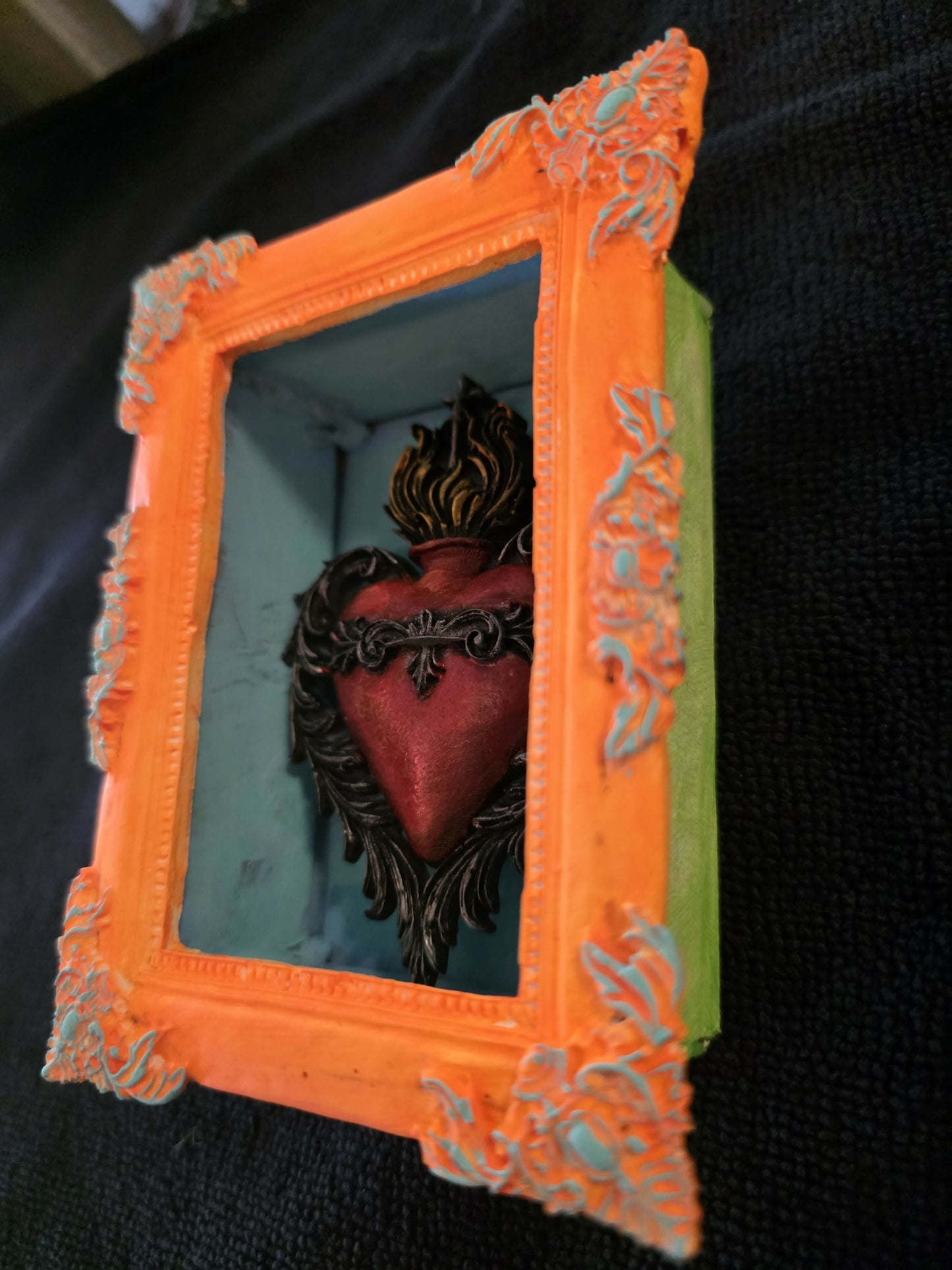 Sacred heart mini shadow box