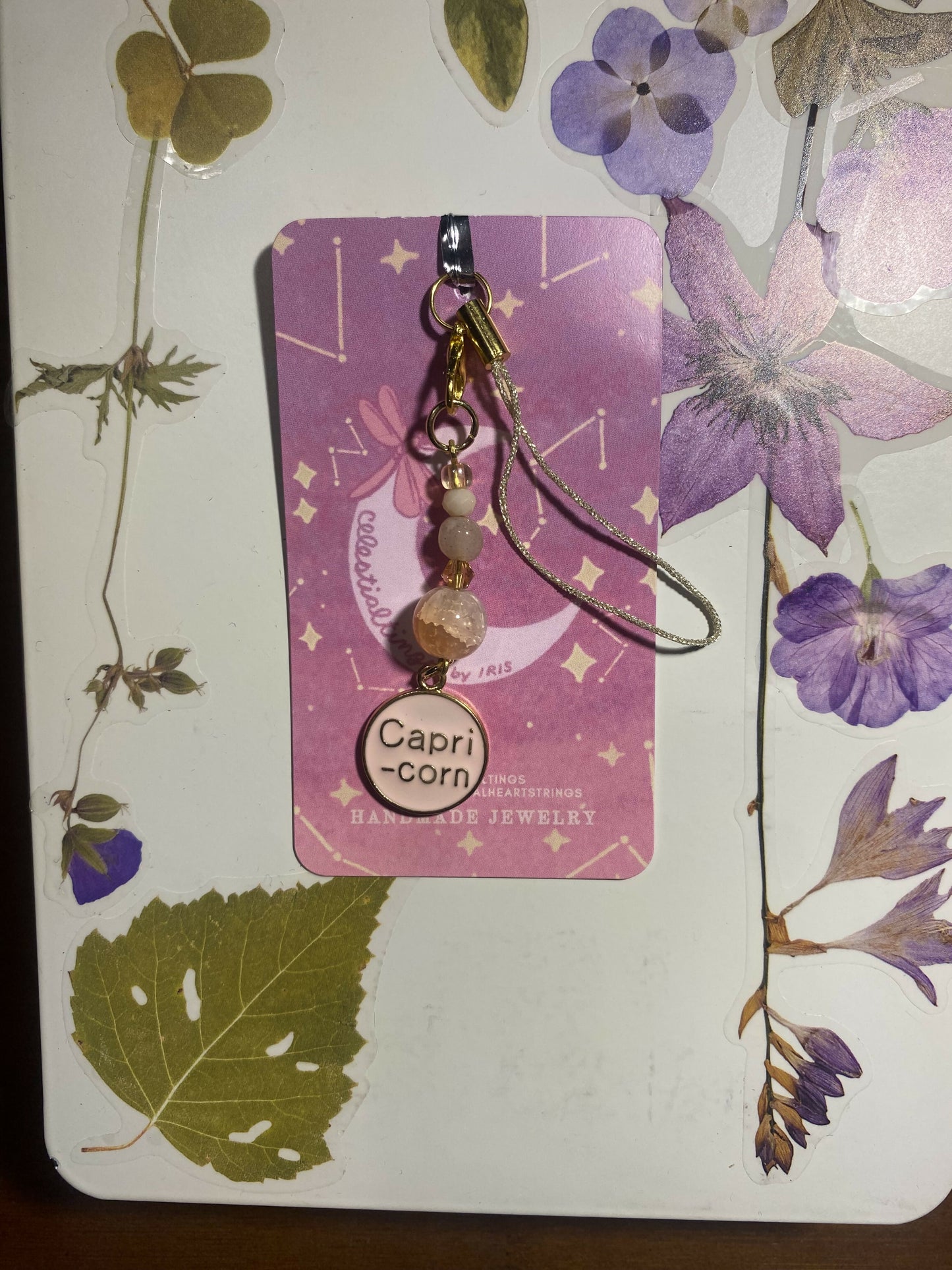 Zodiac phone charm