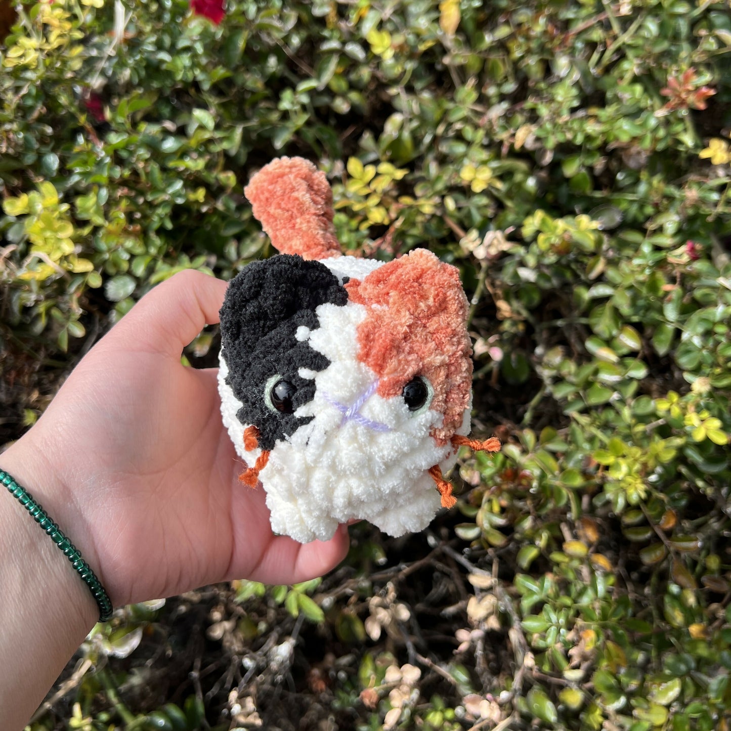 Crocheted Calico kitten