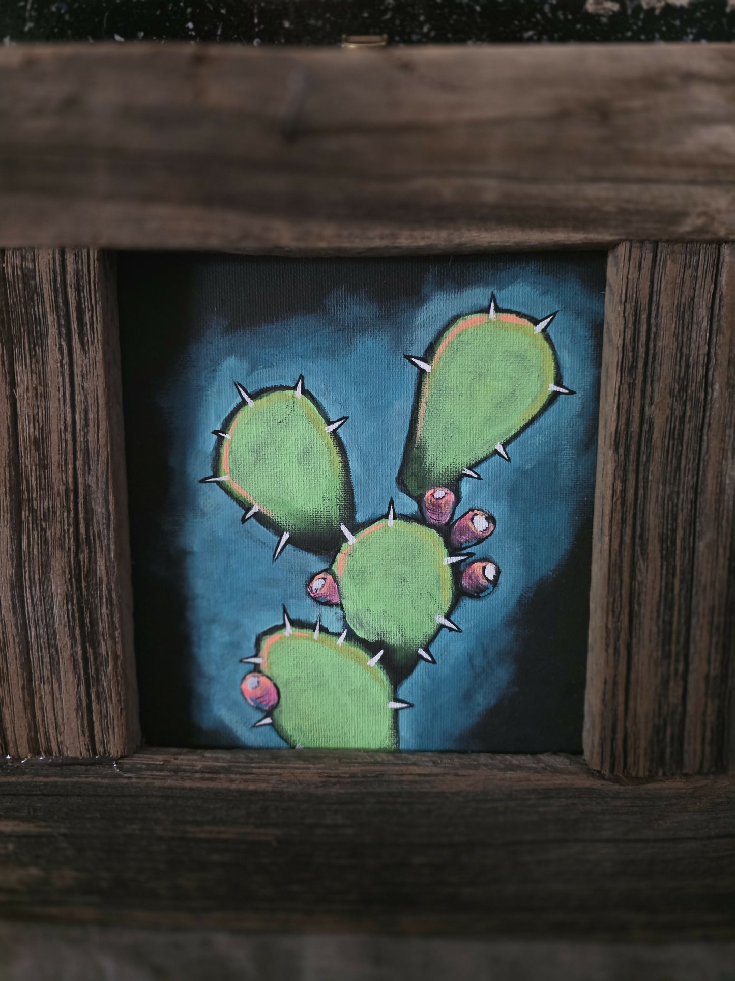 Cactus painting
