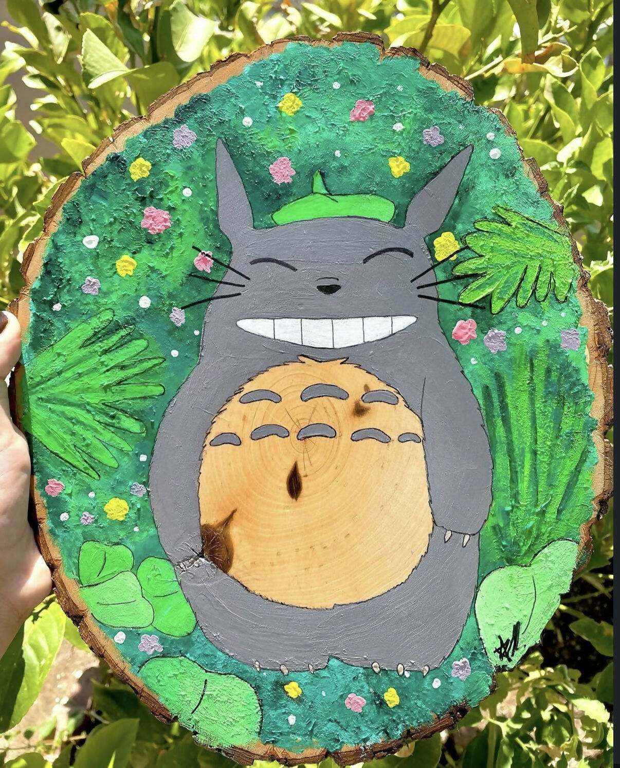 Totoro painting