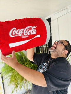 Coca Cola Can Inspired Piñata