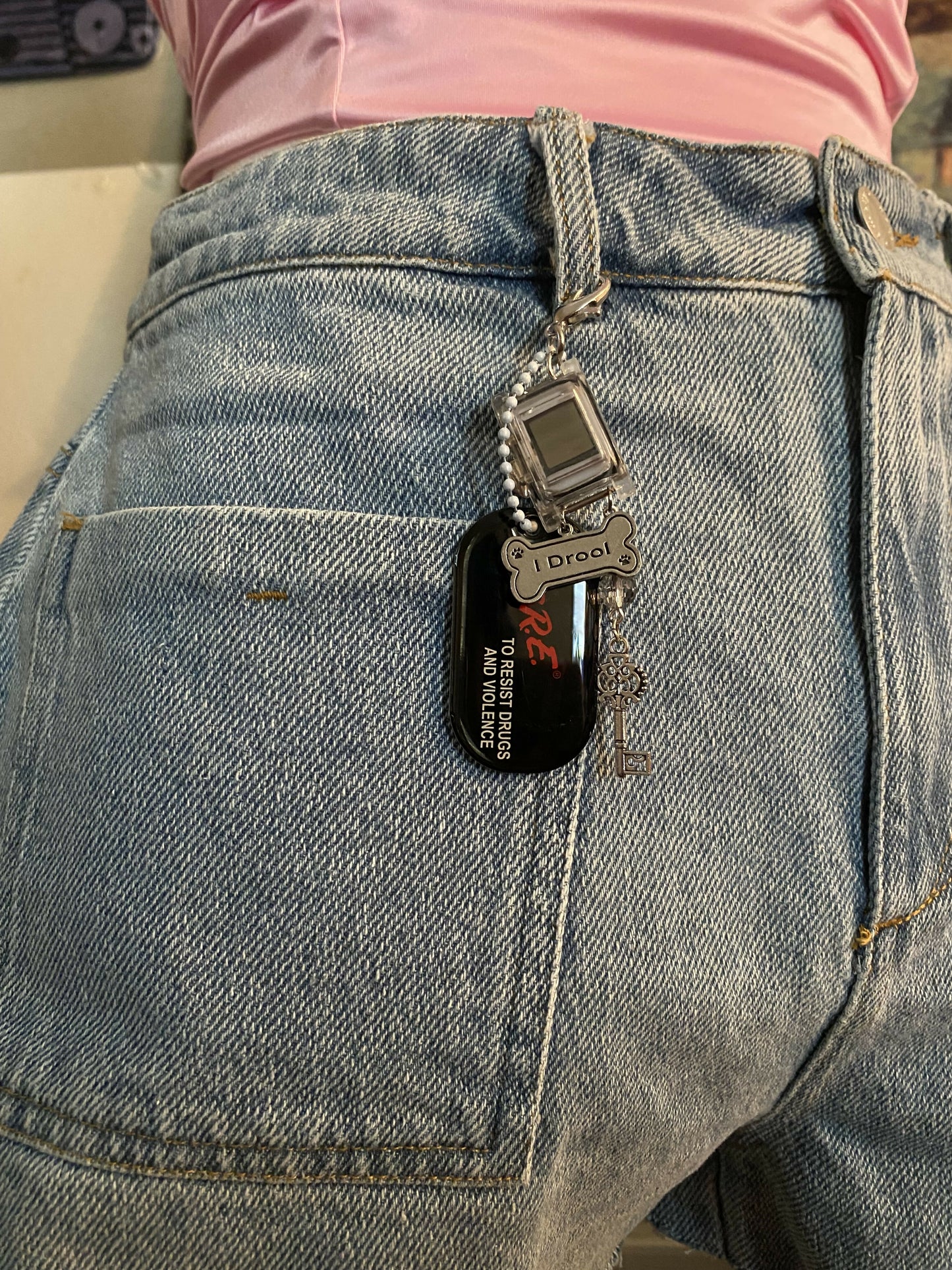 Watch keychains DARE