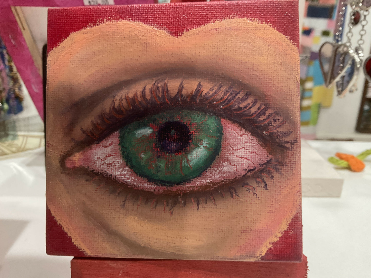 Heart Eye painting