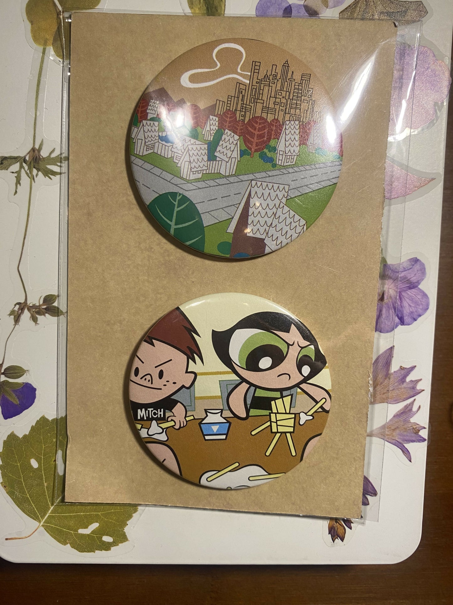 Power puff girls pin set (2)