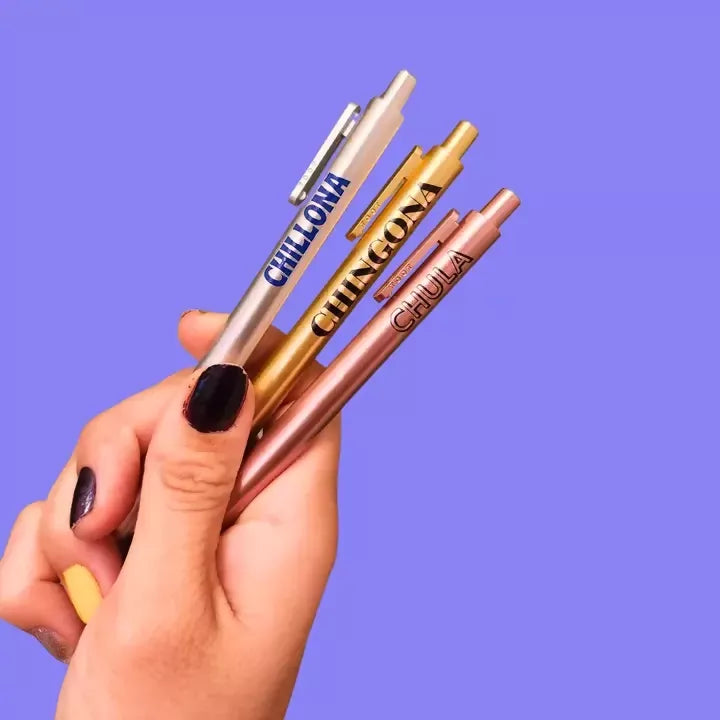 Chingona Black Ink Pen