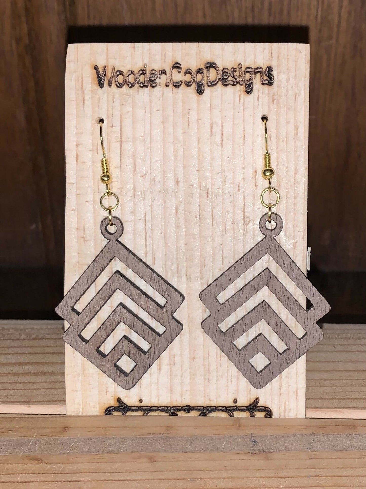 Walnut Boho Earings