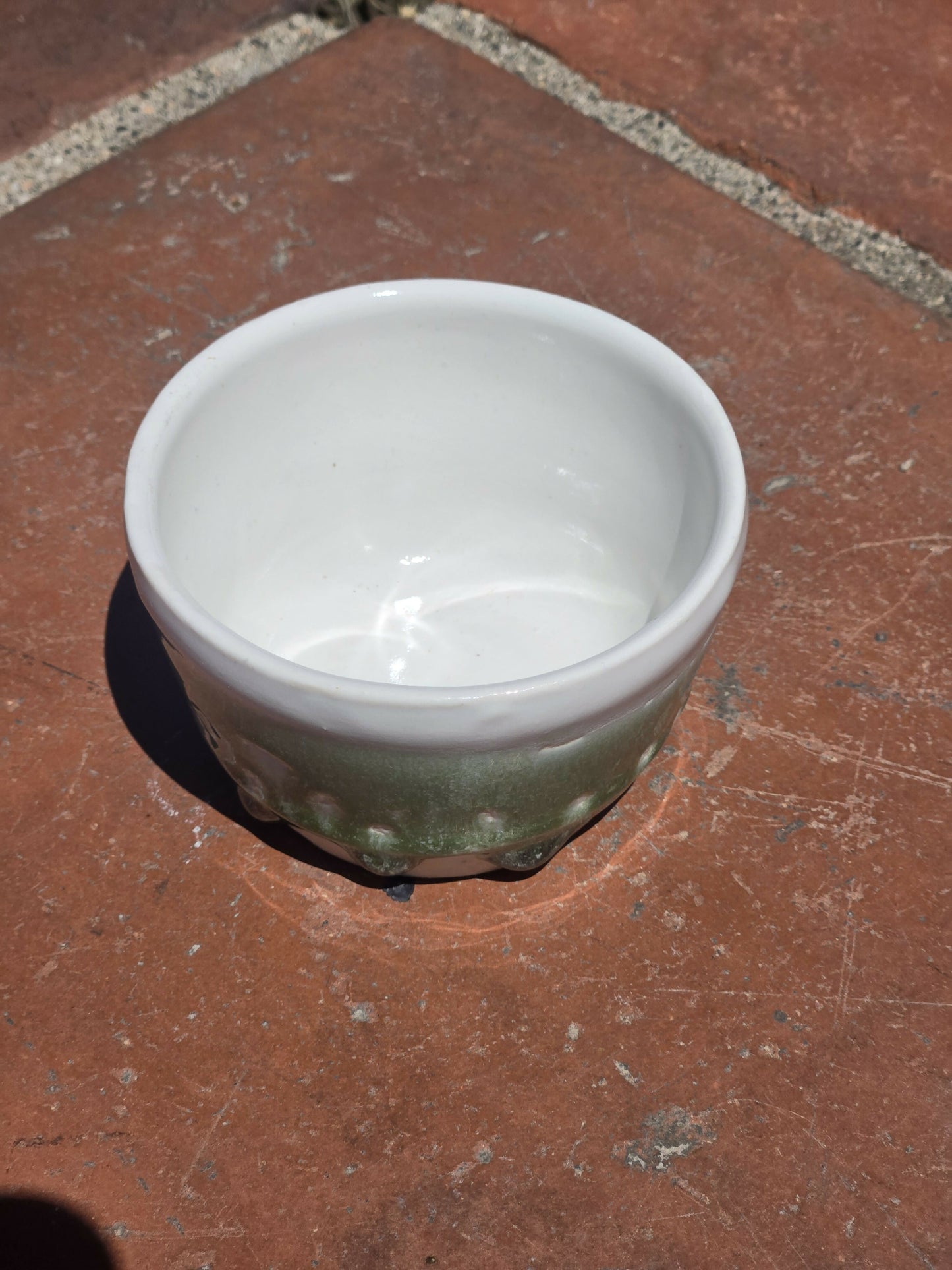 White and Green Tea Cup