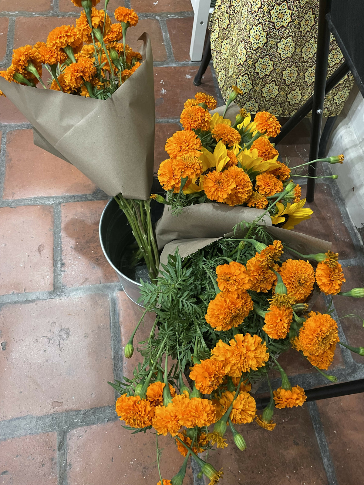Marigold bouquet