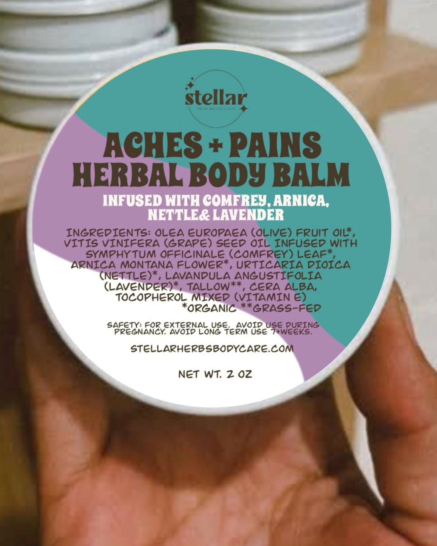 Aches and Pains Herbal Body Balm