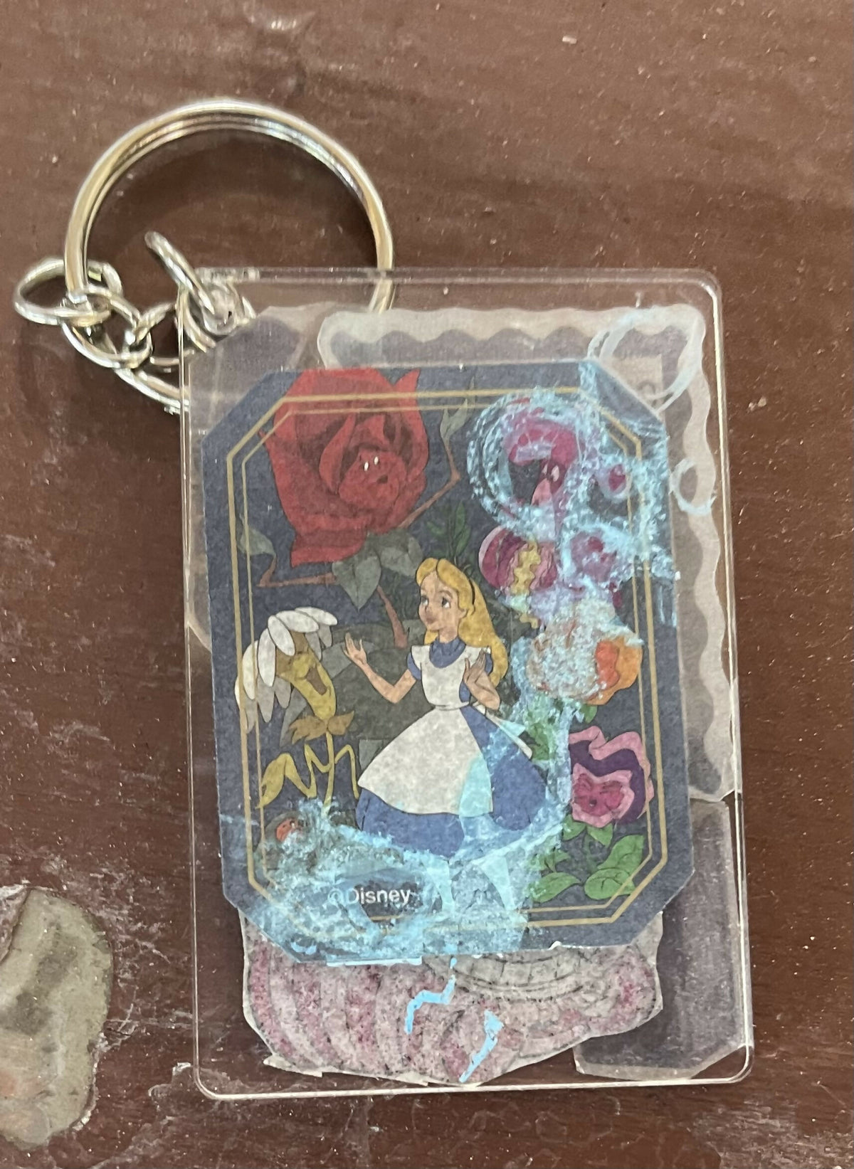Keychains collage beetle juice Winnie baymax Alice Rosalina