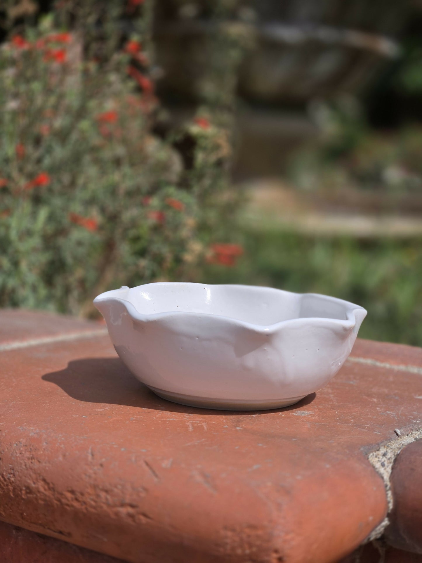 White Ice cream Bowl