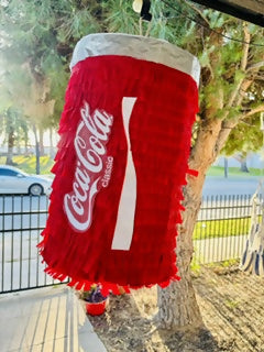 Coca Cola Can Inspired Piñata