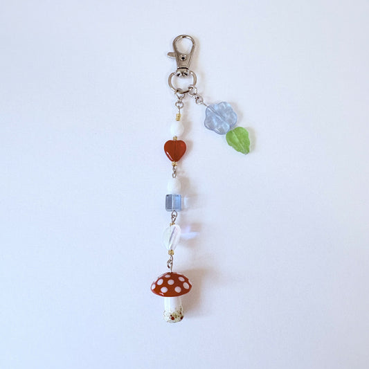Mushroom keychain