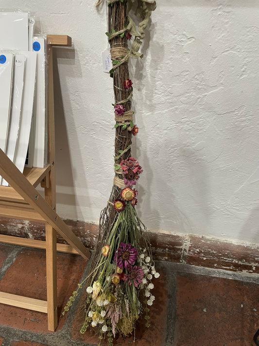 Witch broom light up witch broom