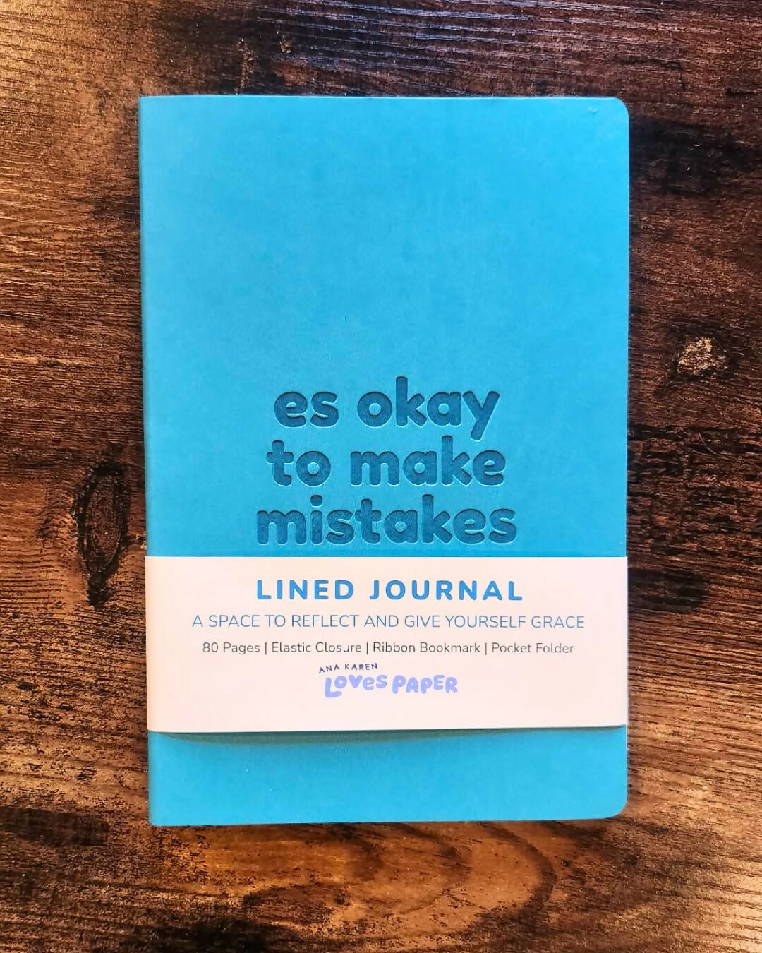 Es Okay Debossed Soft Bound Journal