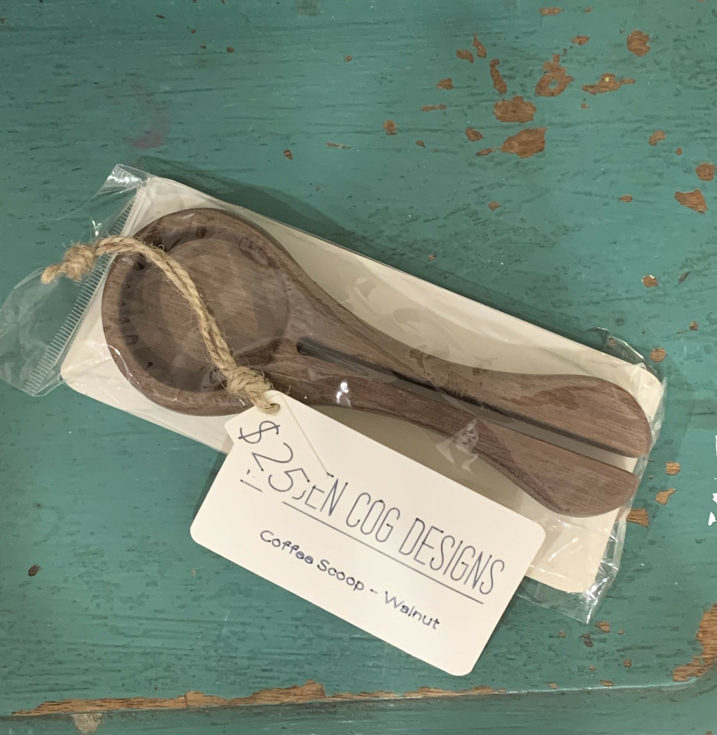 Wooden Cog Designs - Coffee Scoop Bag Clip (Walnut)