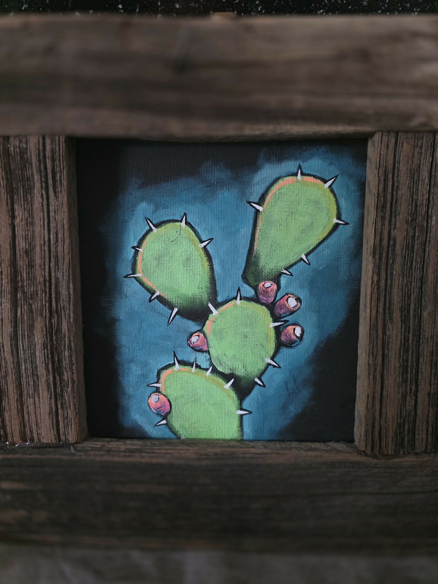 Cactus painting