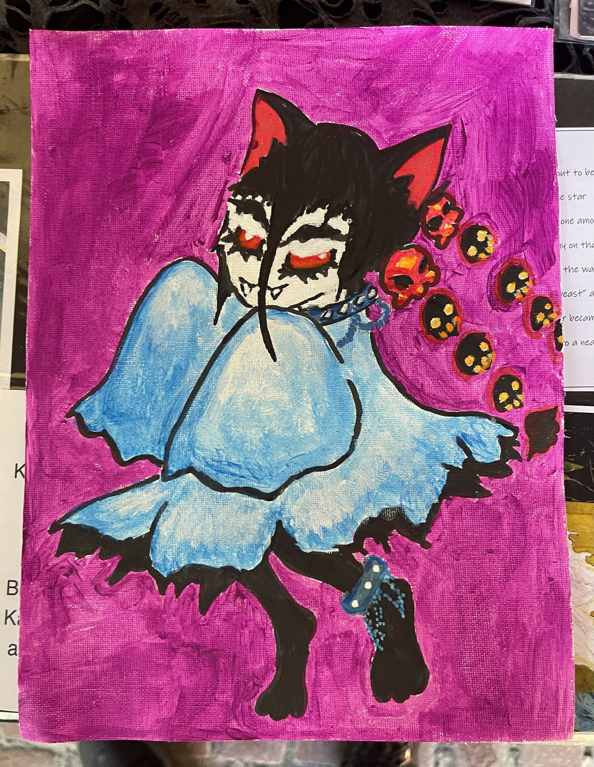 Cat girl ghost meow