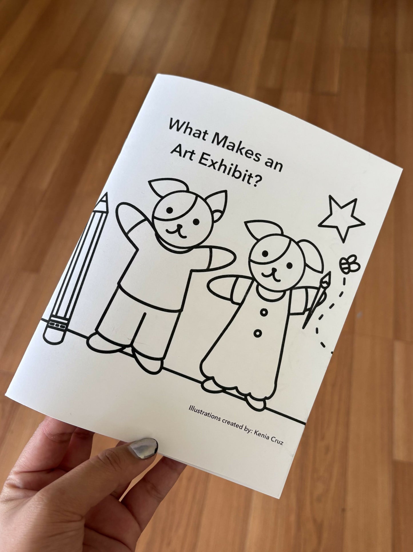 What Makes an Art Exhibit Coloring Book