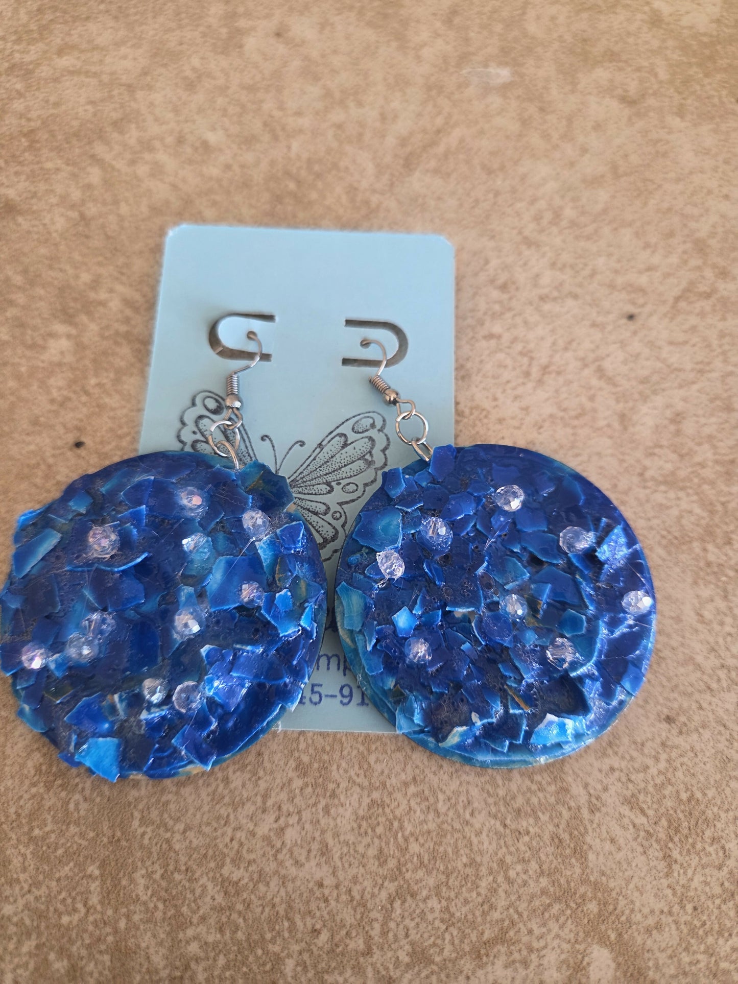 Earrings egg shells