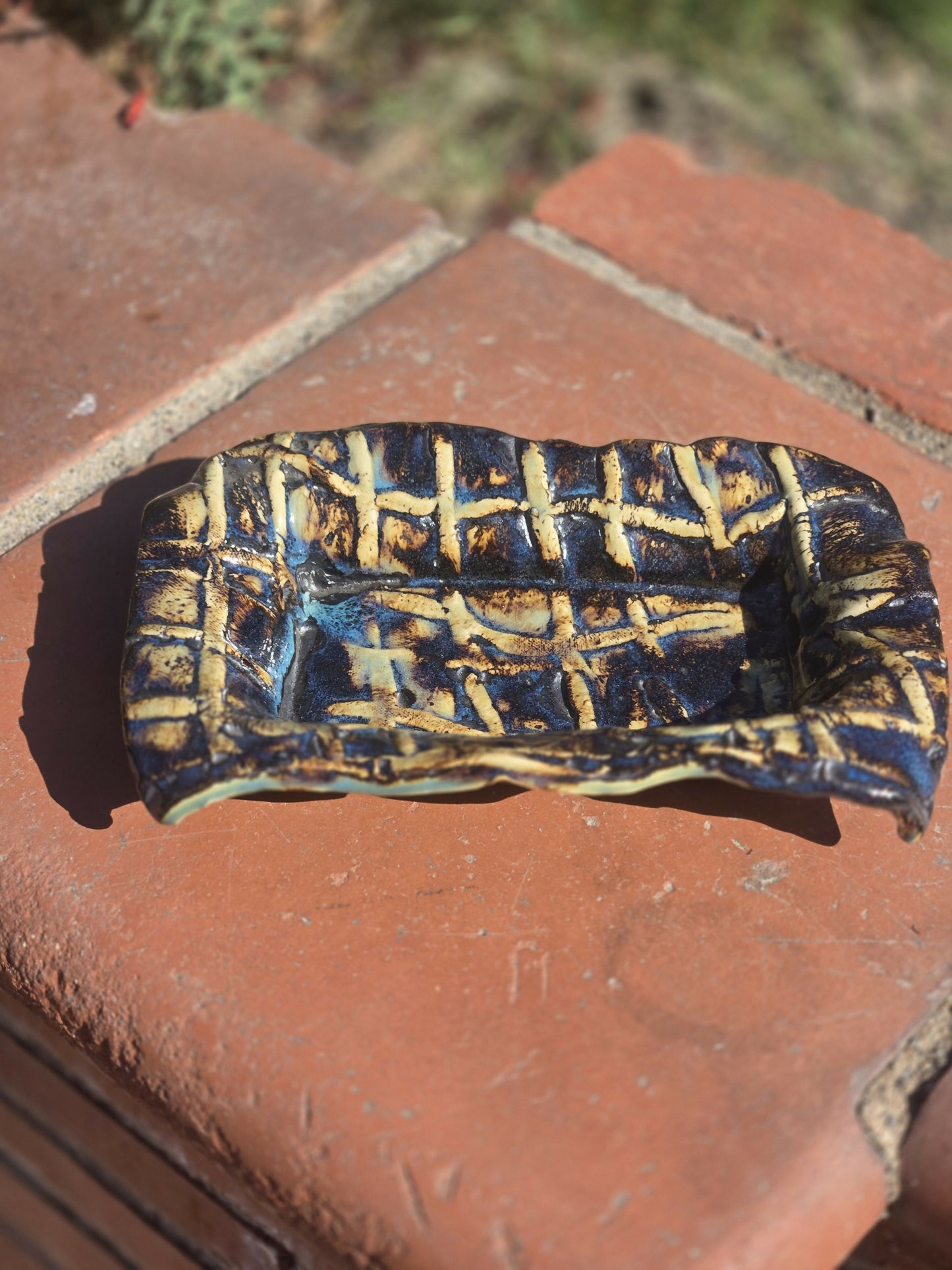 Textured Decorative Tray