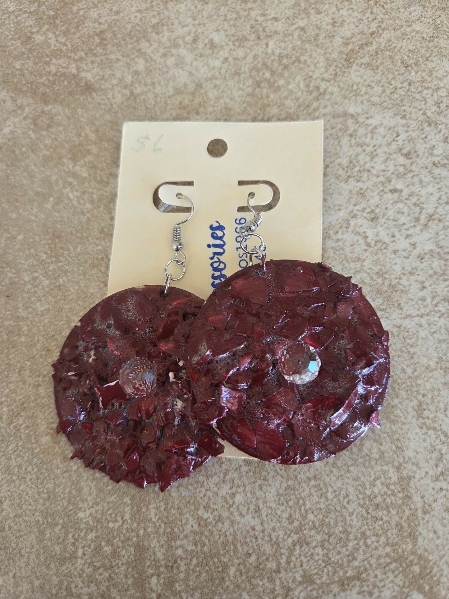 Earrings egg shells