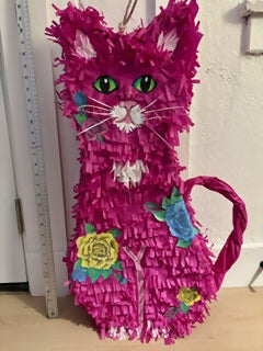 Pink Flower Cat Piñata