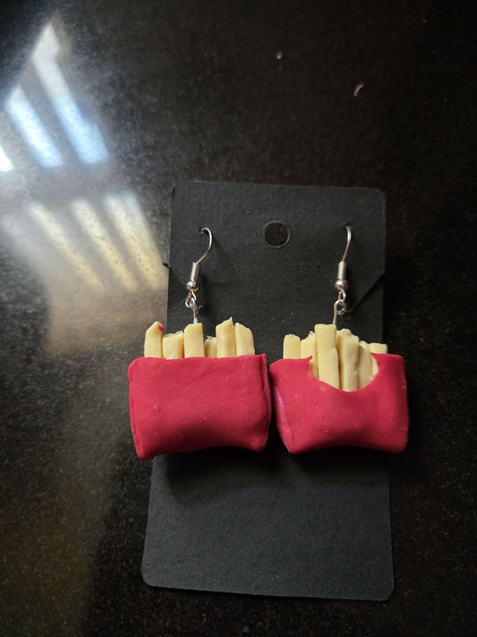 Aretes papas en cajita